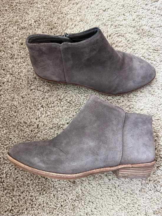 Gianni Bini Shoes - Gianni Bini Taupe Suede Ankle Booties